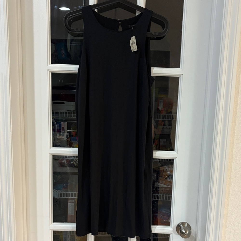 Ann Taylor Classic Black Midi Dress